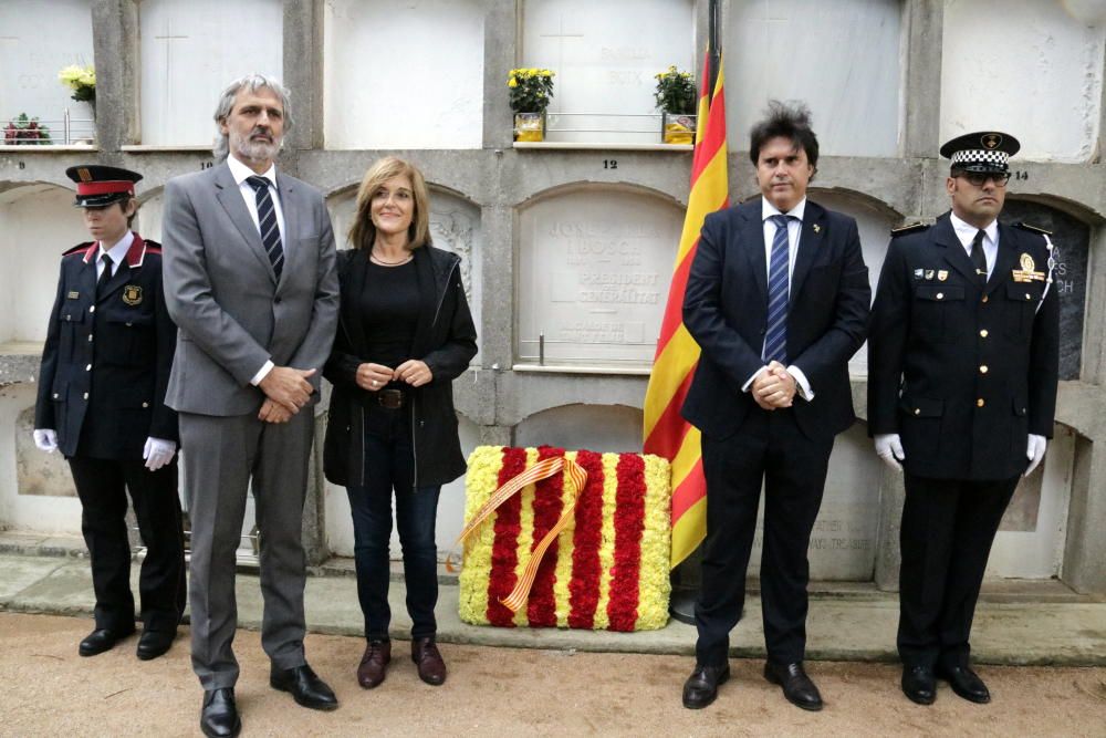 Ofrena floral de la Delegació del Govern a Girona