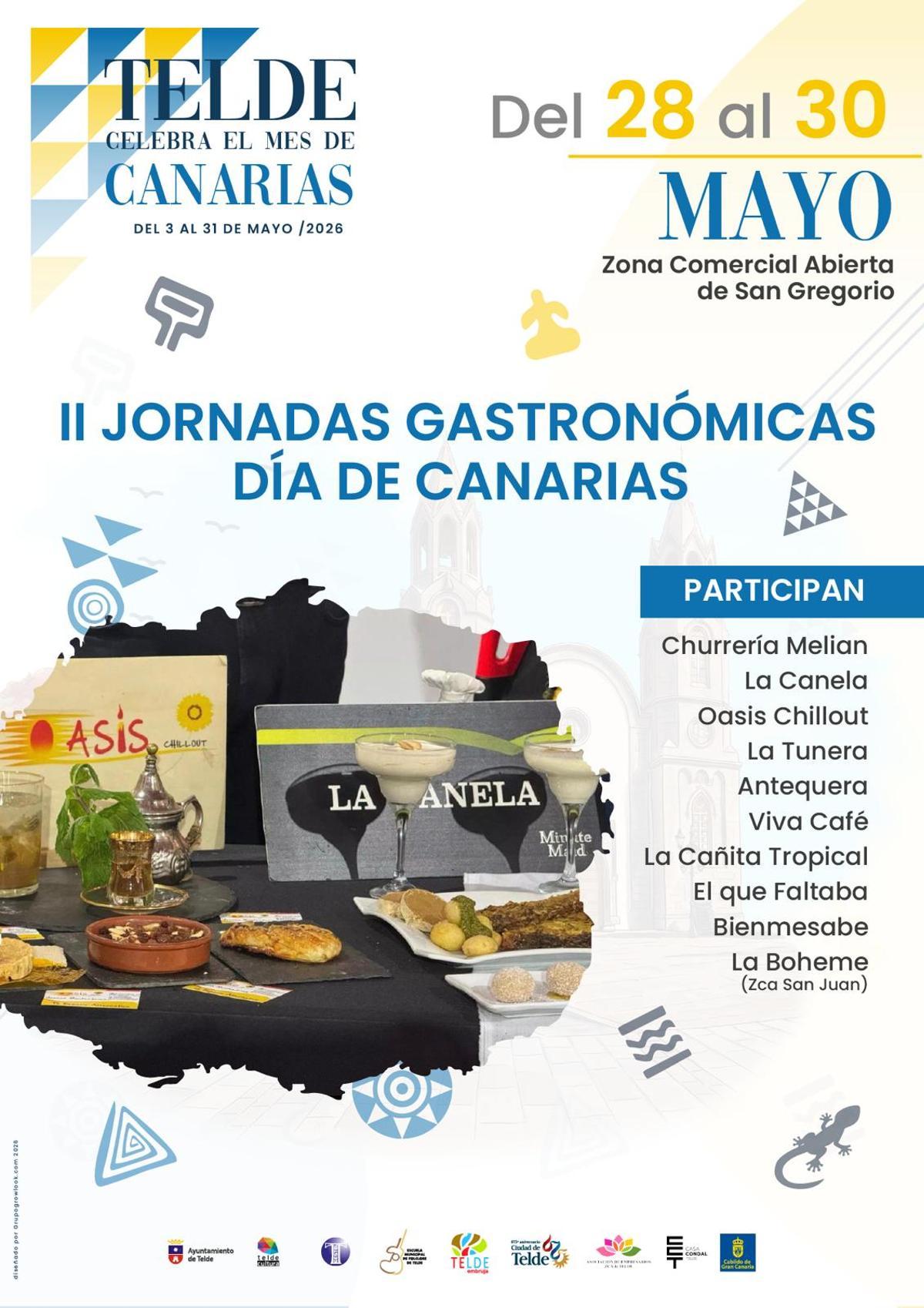 Cartel de las jornadas gastronómicas de Telde.
