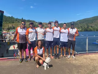 Los palistas del Club Nàutic Sant Antoni destacan en K2 y K4 en el Campeonato de España de Sprint Olímpico