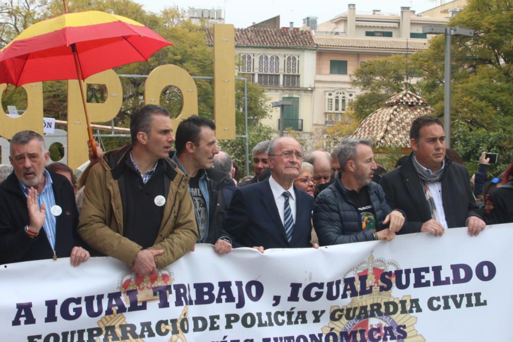 Manifestación de Jusapol en Málaga