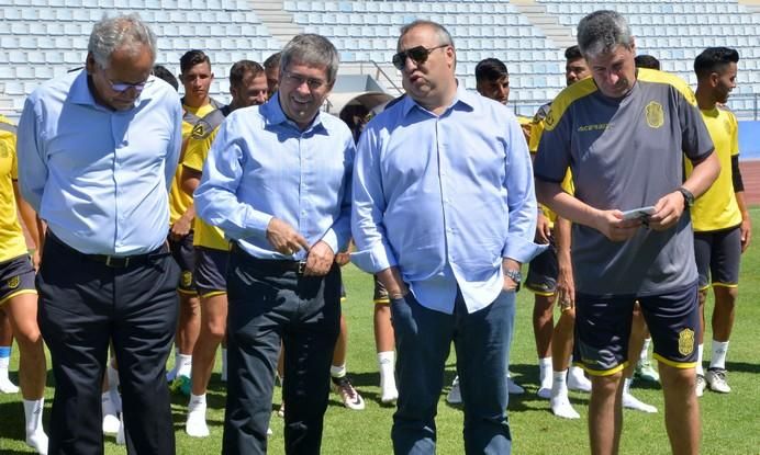 Primer entrenamiento de la UD Las Palmas