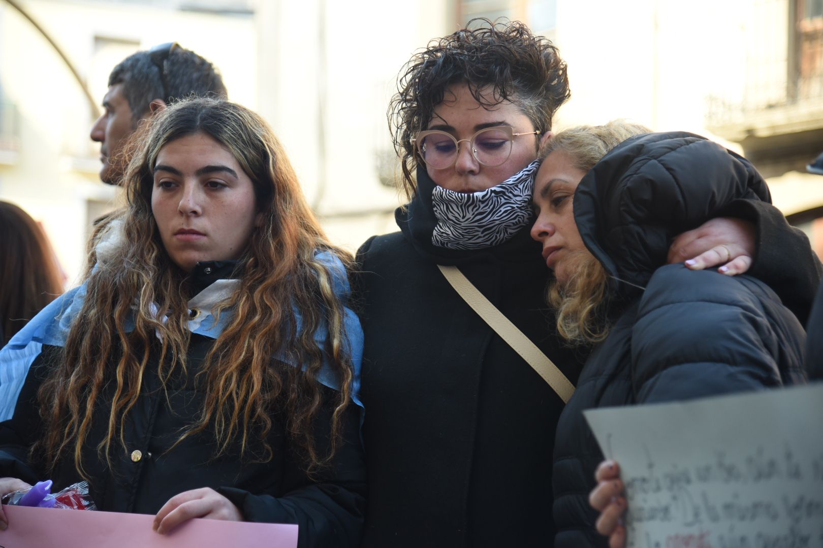 Manifestació a Sallent en contra de l'assetjament escolar