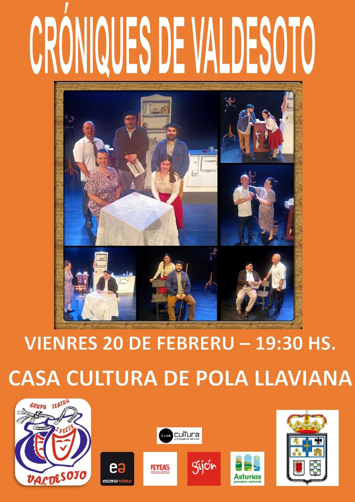 El cartel de la función.