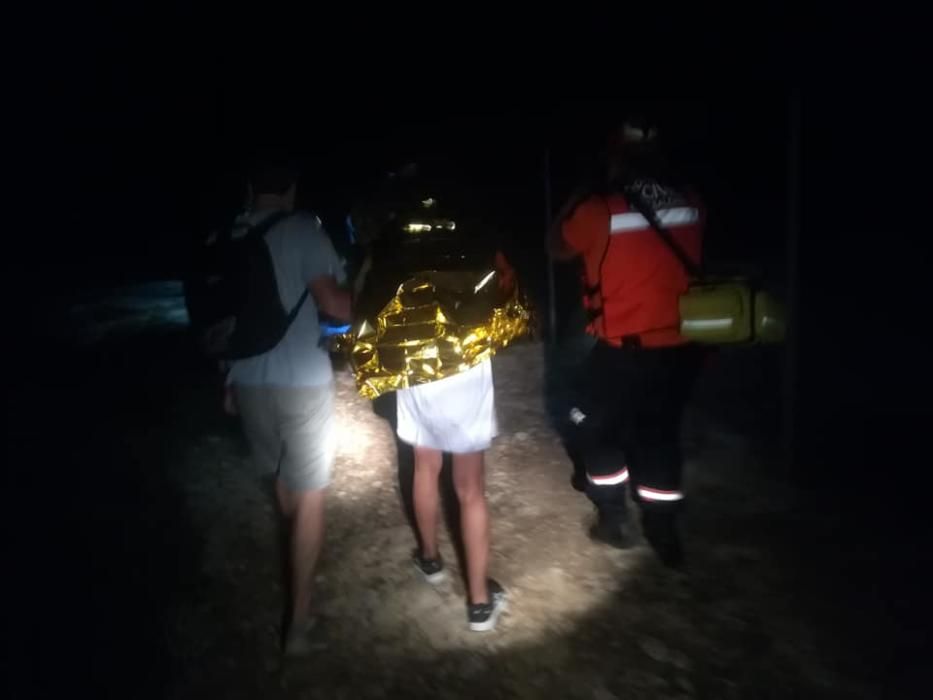 Rescatan a una buceadora que pasó varias horas atrapada en el mar en Cap Blanc