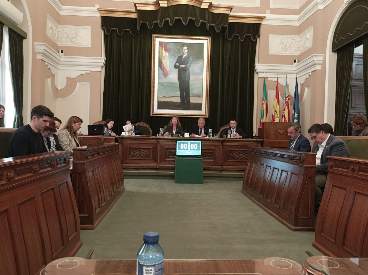 El salón de plenos del Ayuntamiento de Castelló ha acogido la sesión de marzo.