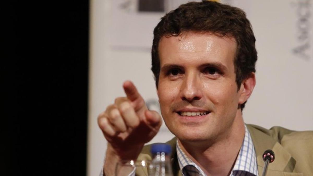 Pablo Casado, vicesecretario de comunicación del PP.