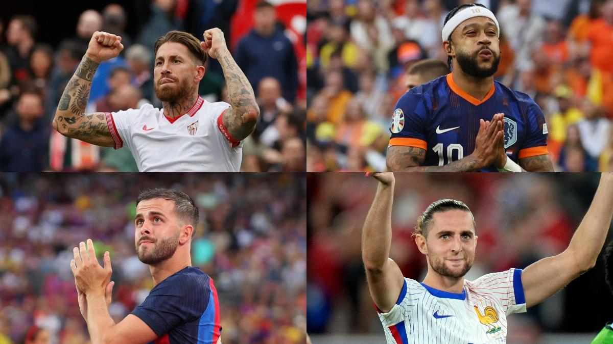 Sergio Ramos, Memphis, Pjanic o Rabiot, algunos de los 'cracks' que siguen sin equipo