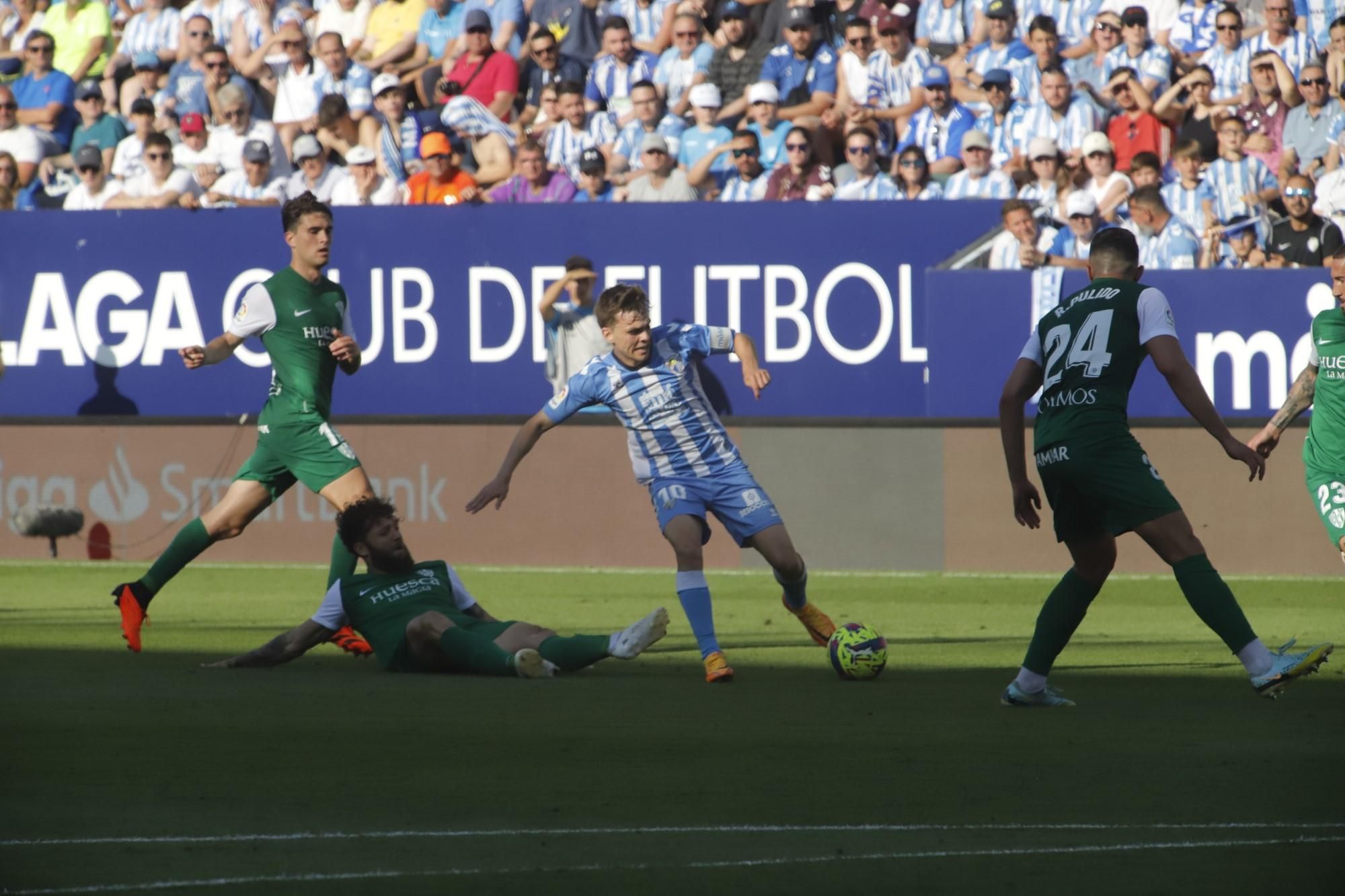 LaLiga SmartBank | Málaga CF - SD Huesca, en imágenes