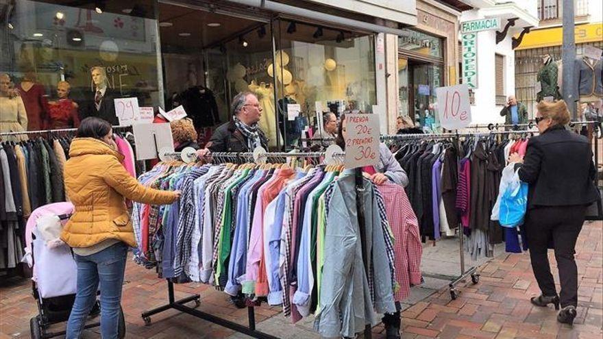 Tiendas del comercio local en calle Real