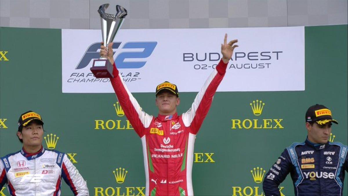 Mick Schumacher, ganador en Hungría