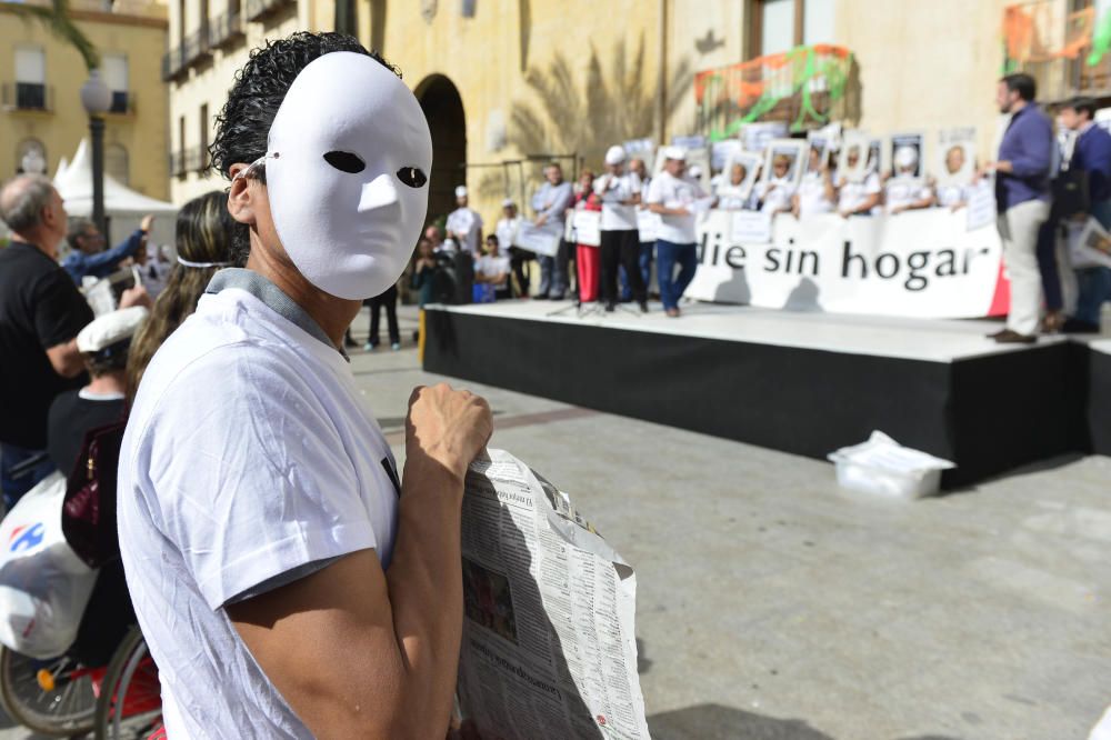 Manifiesto contra el sinhogarismo en Elche