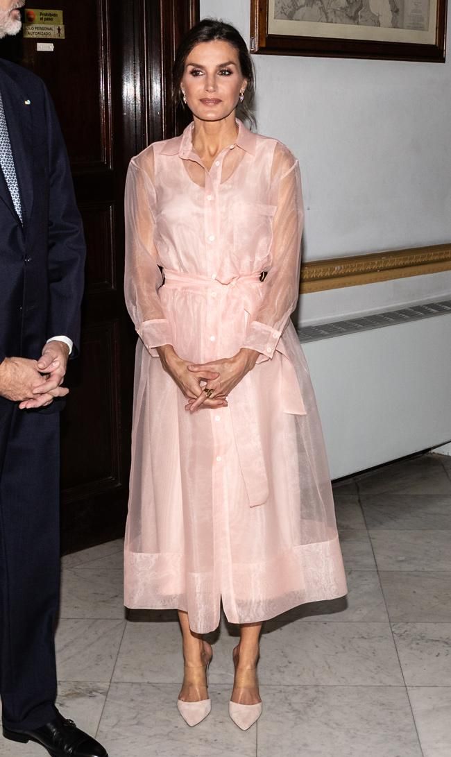 La reina Letizia, en su segunda noche en La Habana.