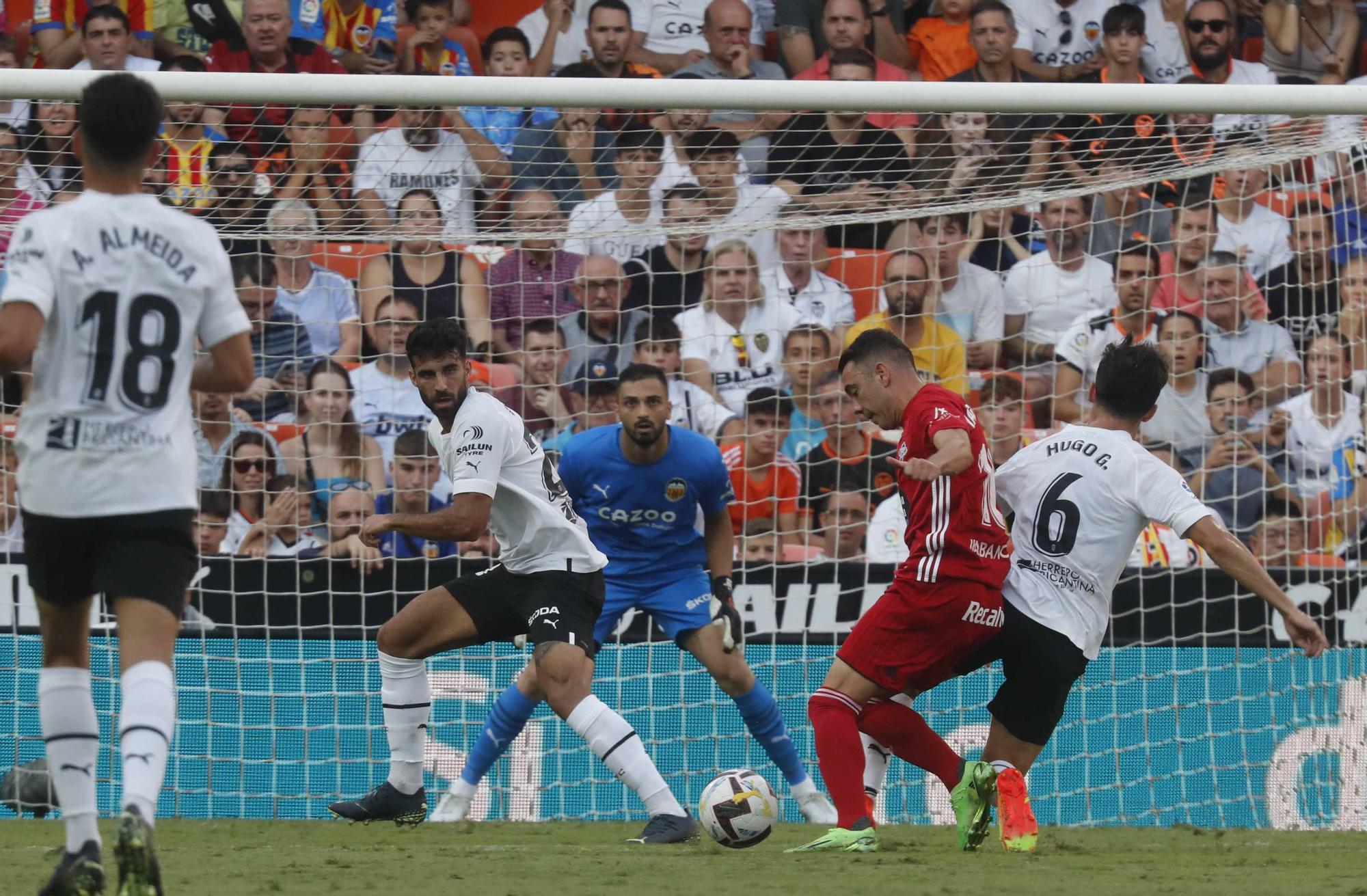 La victoria del Valencia CF ante el Celta de Vigo, en imágenes