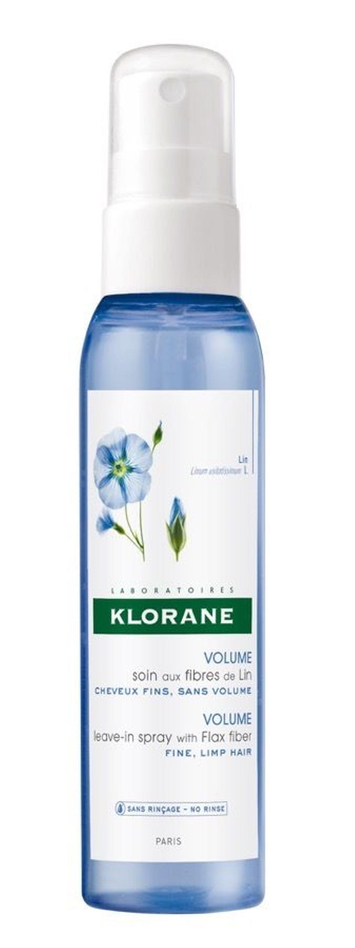 Tratamiento sin aclarado a las fibras de lino, de Klorane