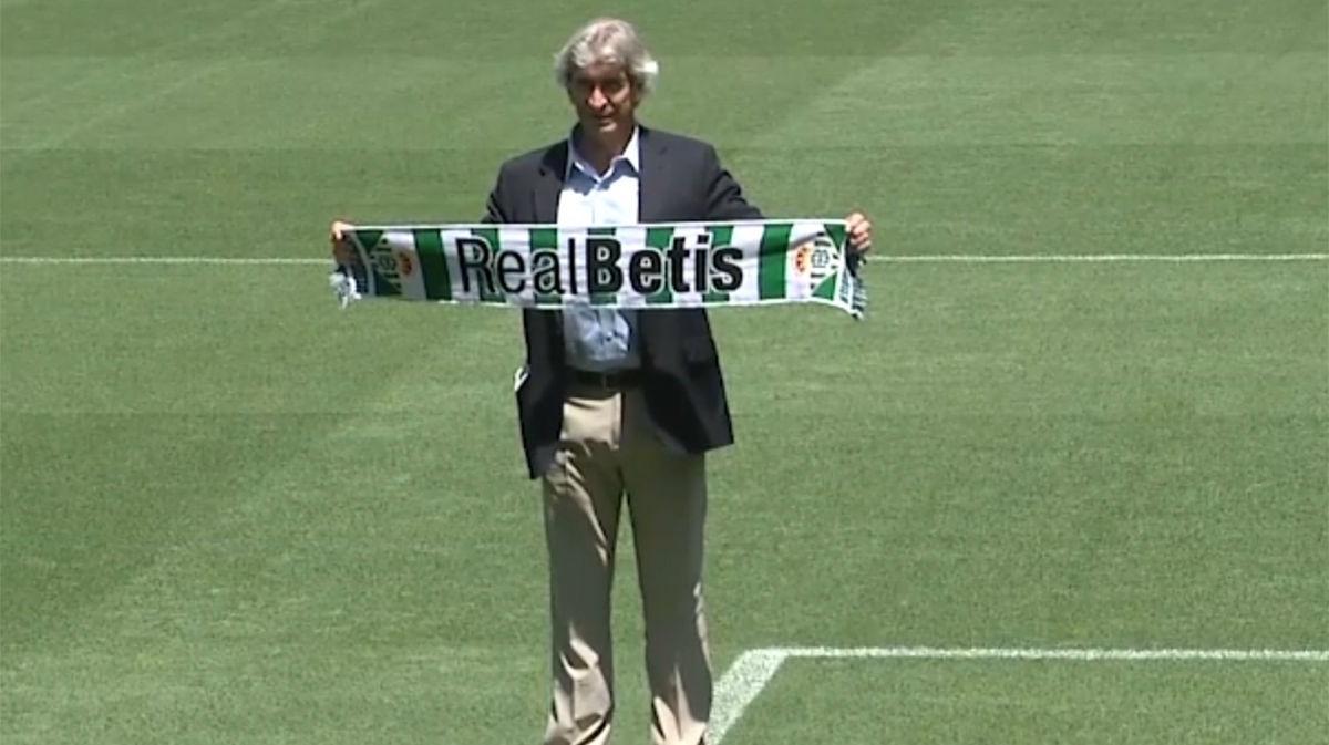 Manuel Pellegrini es presentado con el Betis