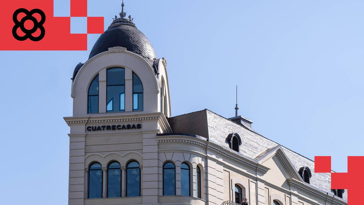 Cúspide del edificio Cuatrecasas, en Diagonal, 444