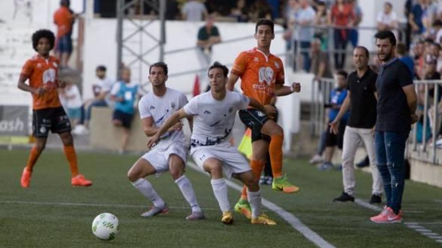 El Olímpic en el partido ante el Unionistas de Salamanca, el pasado sábado en la Murta.