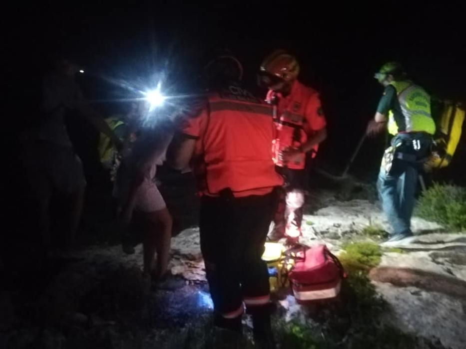 Rescatan a una buceadora que pasó varias horas atrapada en el mar en Cap Blanc