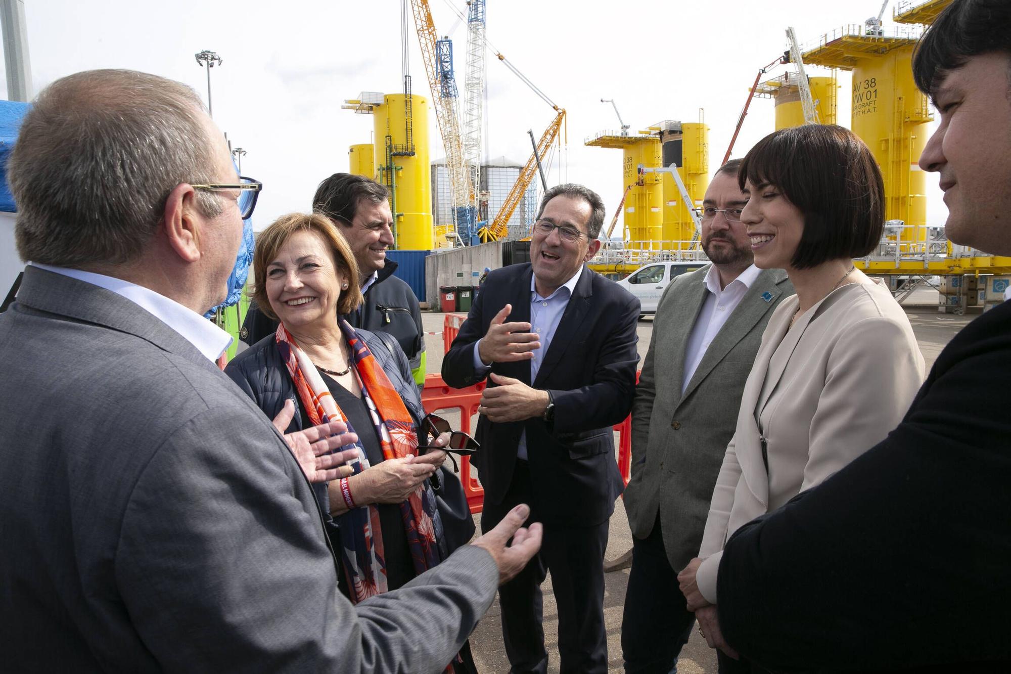 EN IMÁGENES: La visita de la ministra de Ciencia a Avilés