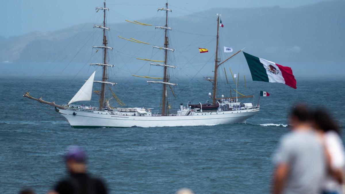 Imagen de la salida de un buque en la Tall Ship Races 2027