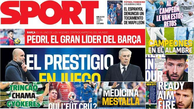 Las portadas de la prensa deportiva de hoy