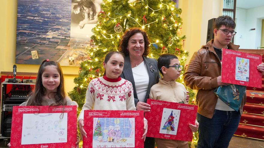 Cuando la Navidad se dibuja con cariño: el alumnado de Castellón convierte los valores en postales