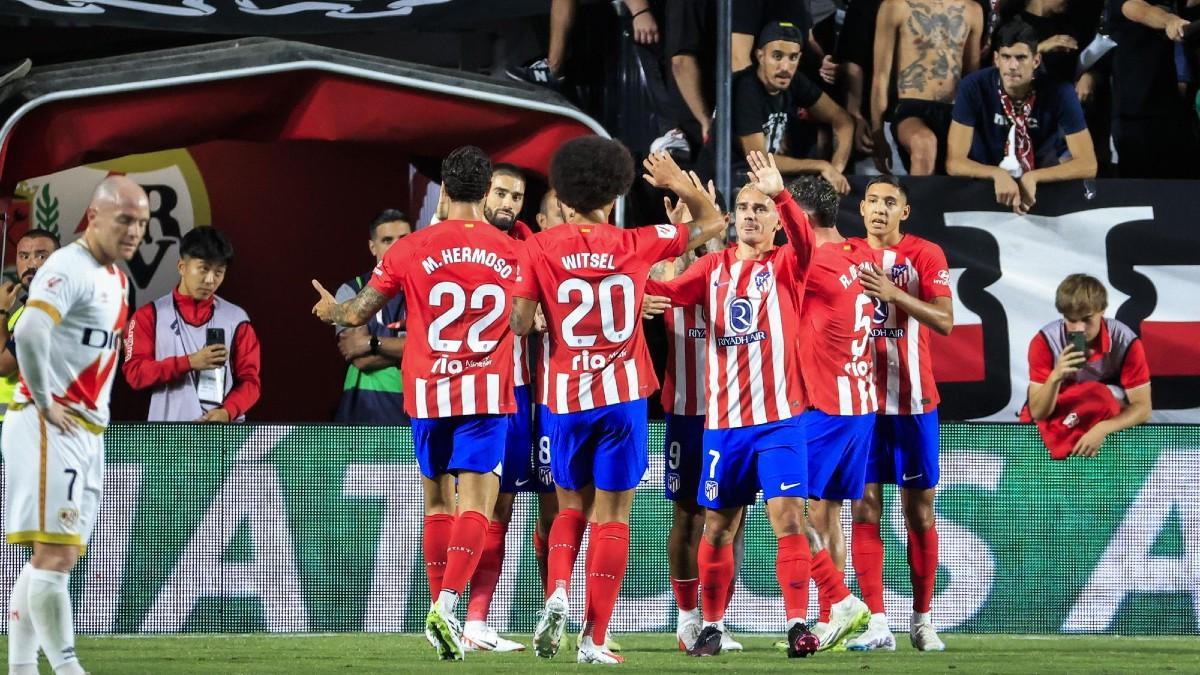 El Atlético registró en Vallecas su mayor goleada como visitante de la historia (0-7)