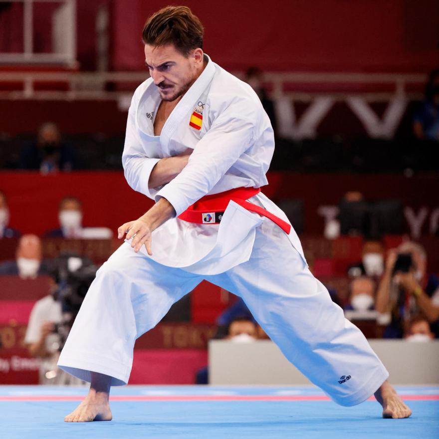 Damián Quintero, medalla de plata en kárate