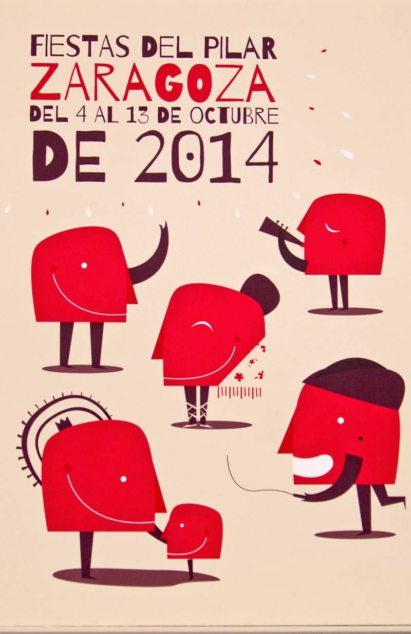 Carteles finalistas de las Fiestas del Pilar 2014