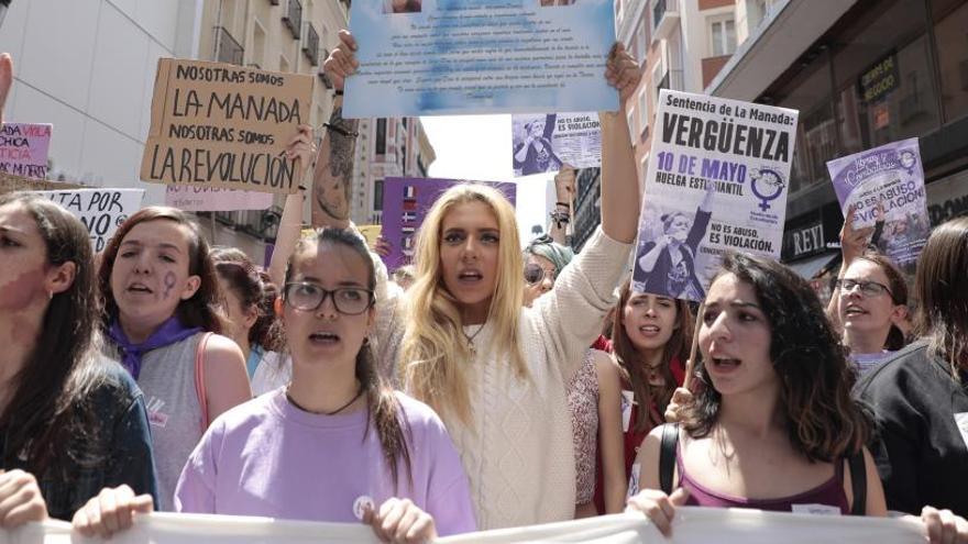 Manifestació a Madrid contra la sentència de La Manada.