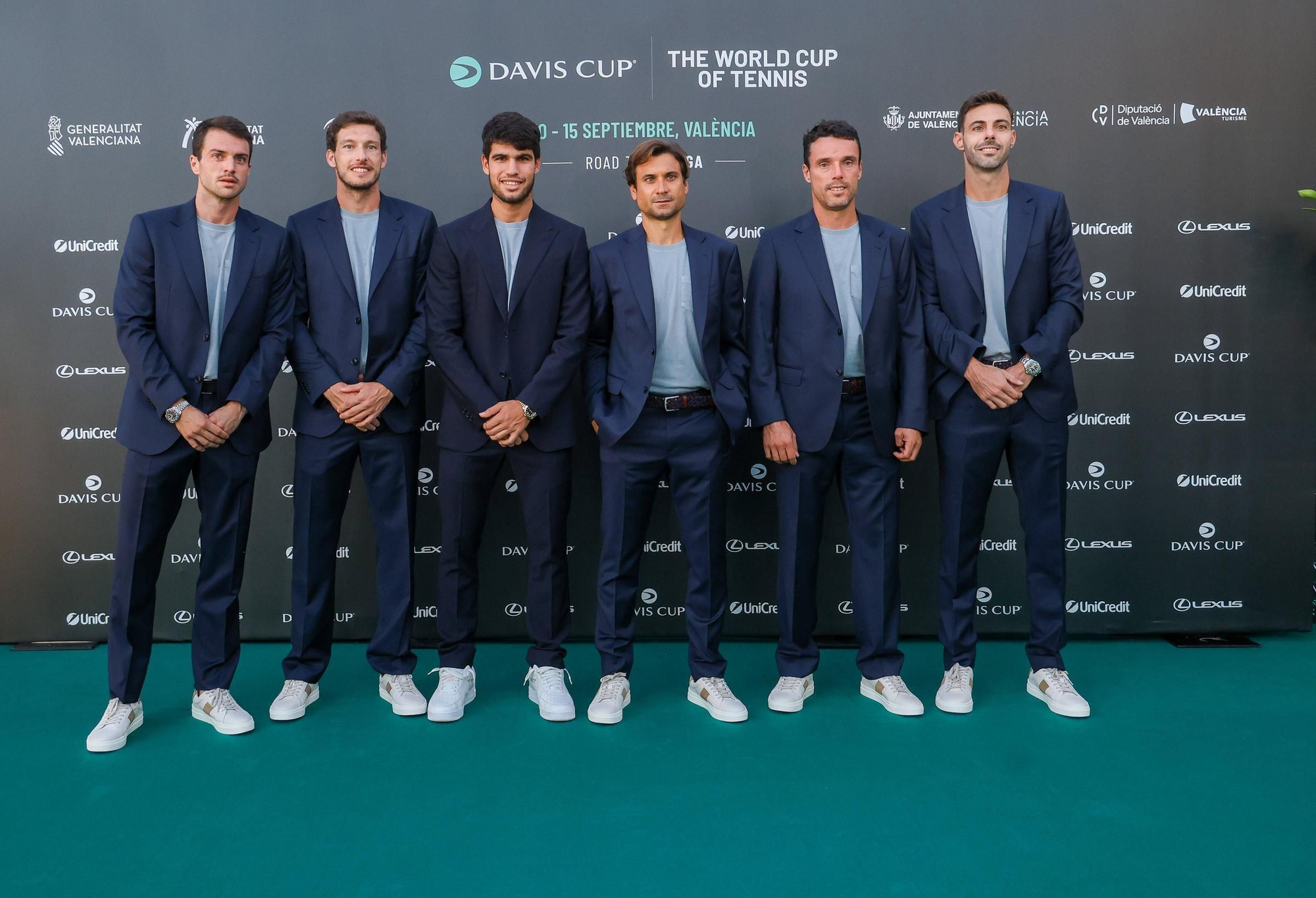 La cena oficial de equipos y autoridades de la Copa Davis en València