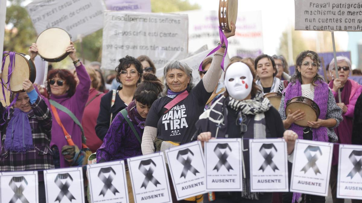 Manifestación feminista del 25N