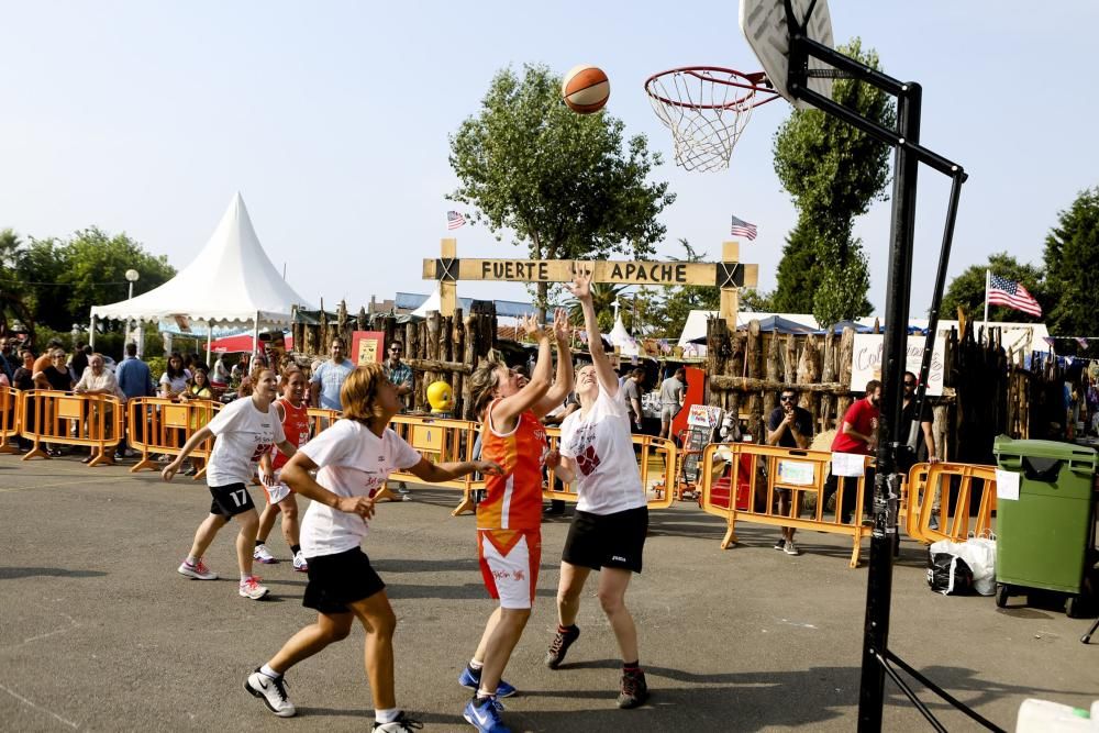 Campeonato de baloncesto 3x3 en la Feria de Muestras de Asturias