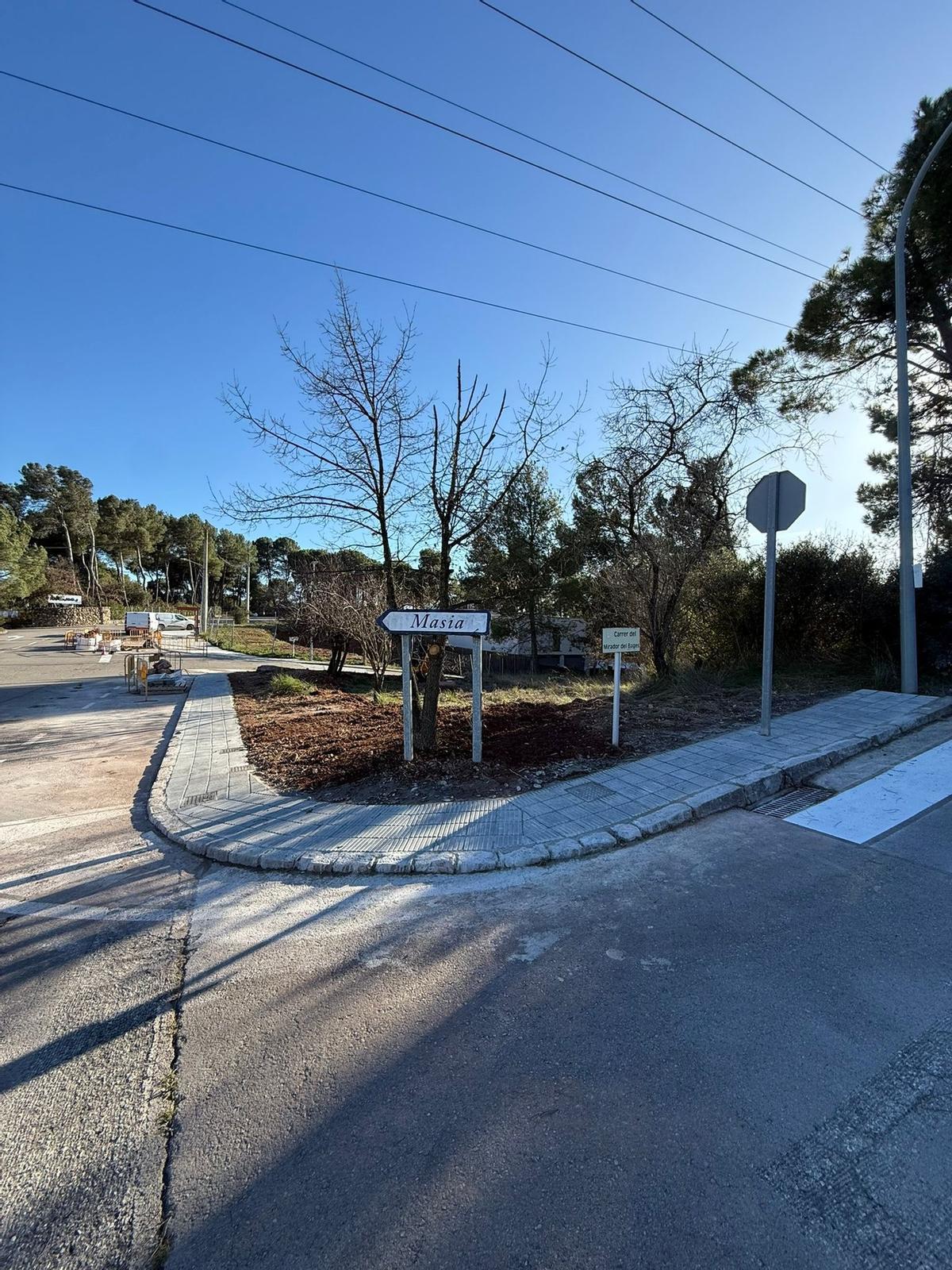 La nova vorera que s'ha construït