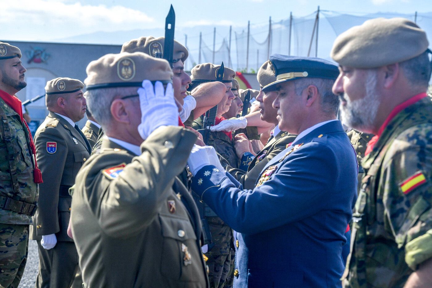 Celebración del día de la patrona de Infantería en Las Palmas de Gran Canaria