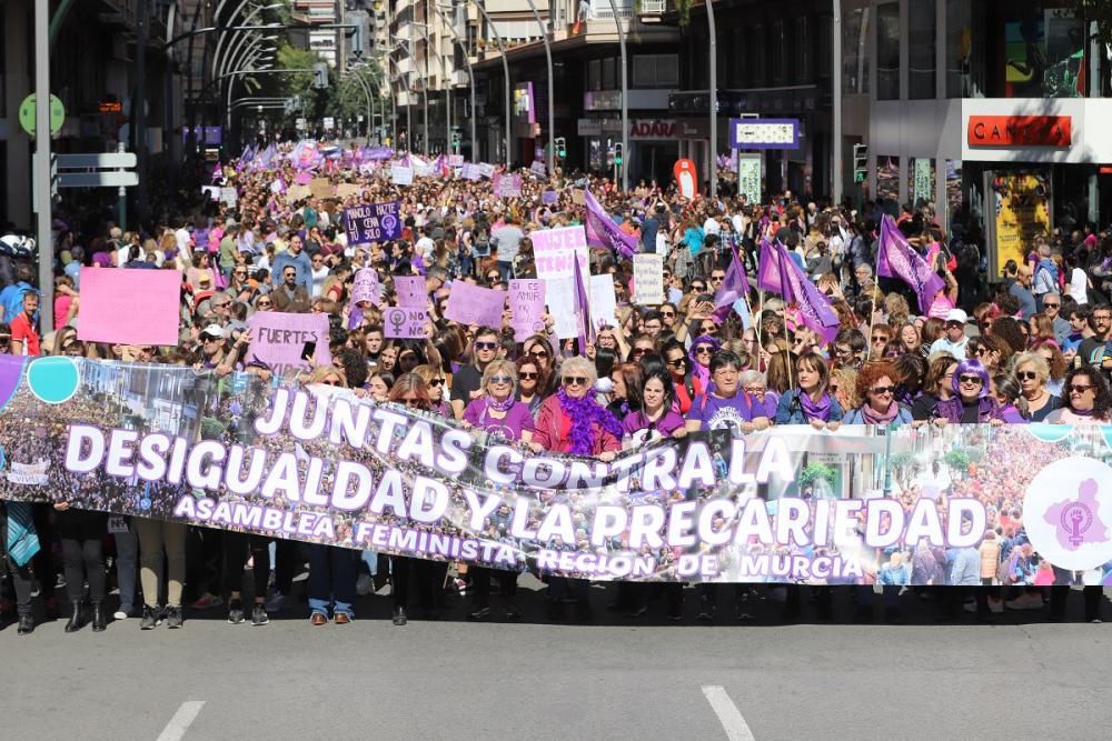 8M en Murcia: Manifestación de la mañana