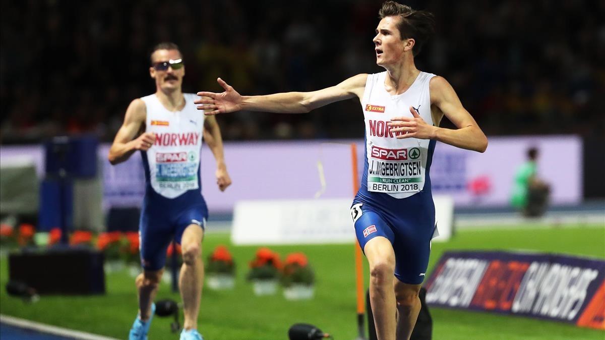 jcarmengol44632266 berlin  germany   11 08 2018   jakob ingebrigtsen  r  of nor180813173212