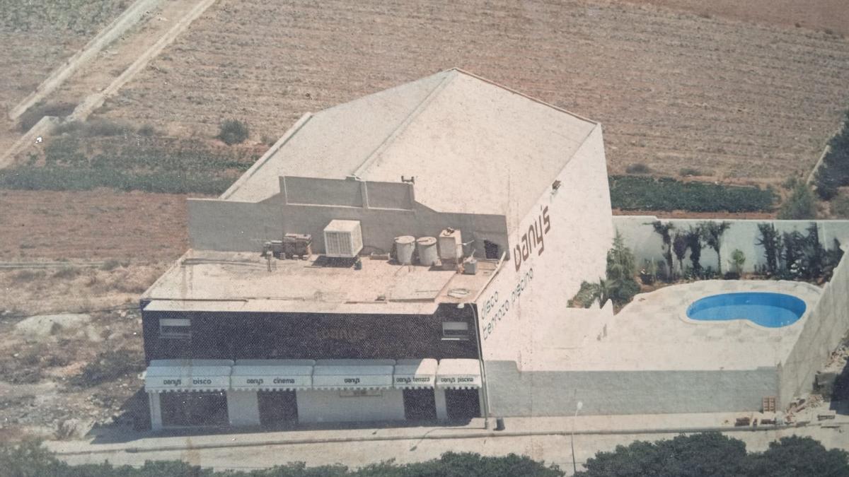 Vista aérea de la discoteca Dany’s, que ha sido todo un símbolo para Torreblanca.