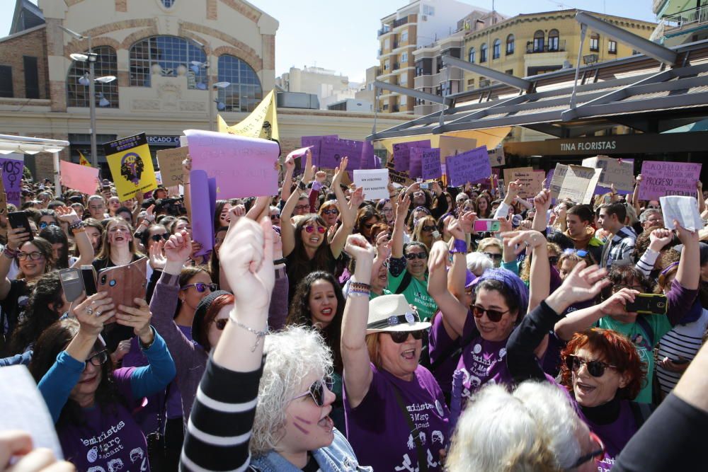 Movilización feminista en Alicante