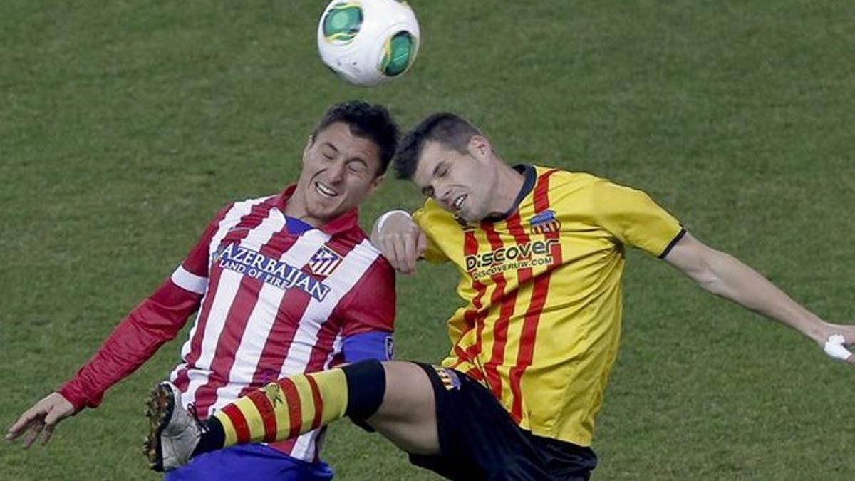 'Cebolla' Rodríguez en un partido de Copa contra el Sant Andreu