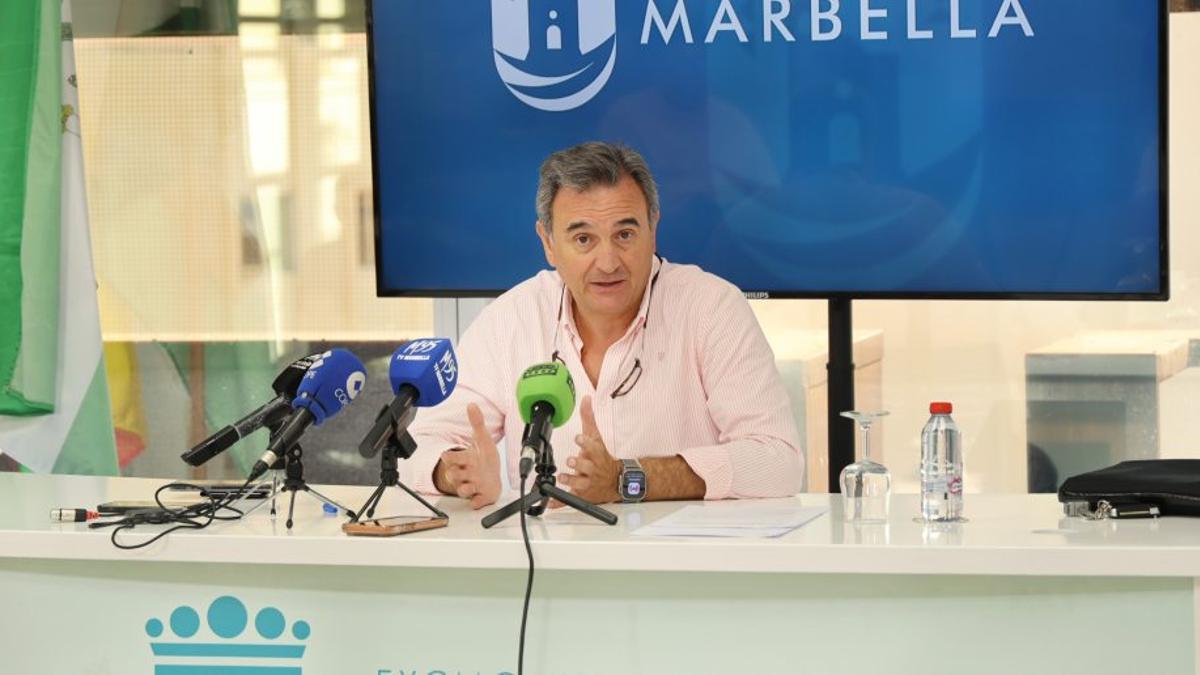 El portavoz municipal de Marbella, Félix Romero.