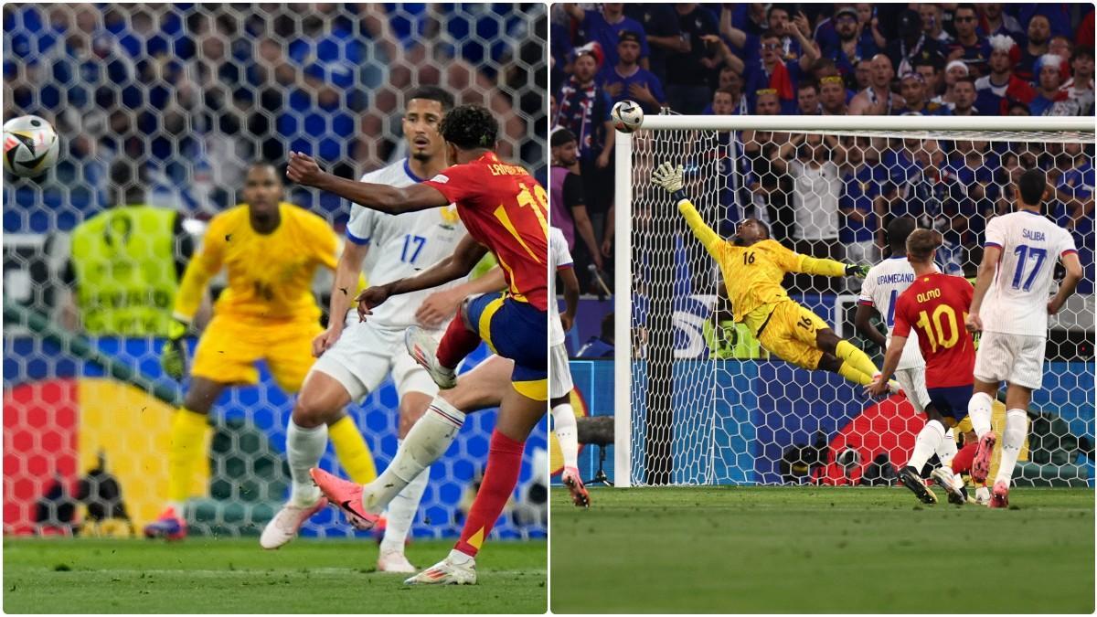 La secuencia del gol de Lamine ante Francia