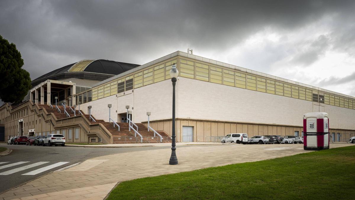 El actual edificio del Sant Jordi Club, junto al Palau Sant Jordi, en la Anella Olímpica de Montjuïc, en Barcelona.