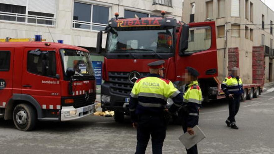 Mor una dona atropellada per un camió a Arbeca