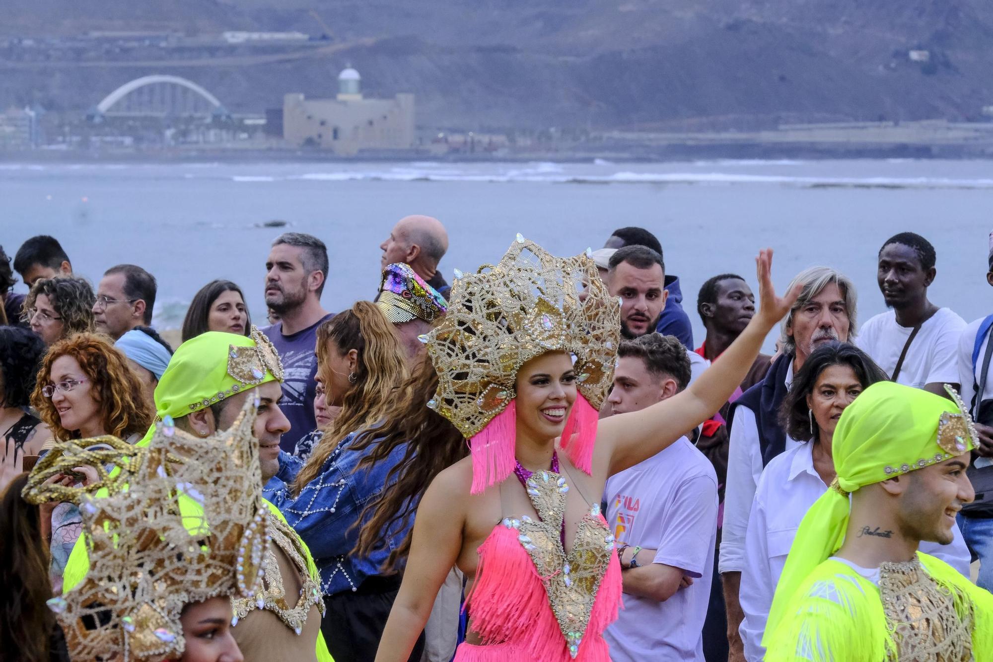 Encuentro de comparsas y batucadas del Carnaval de Las Palmas de Gran Canaria 2024