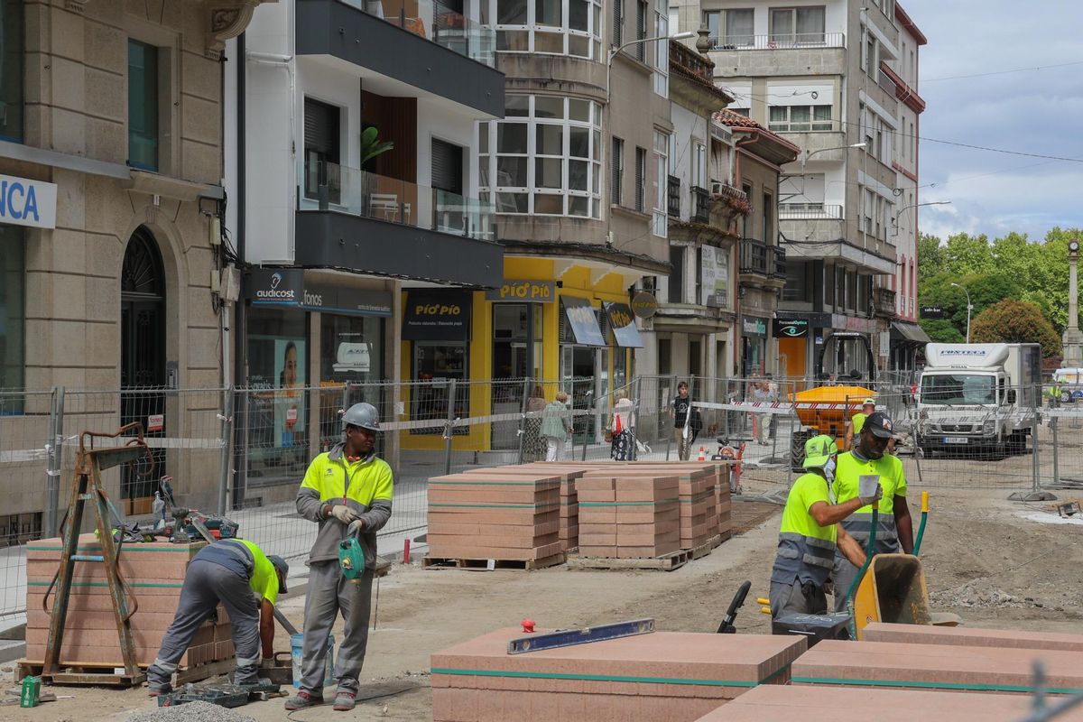 El número de trabajadores en Vilagarcía presenta el peor ratio respecto al número de desempleados.