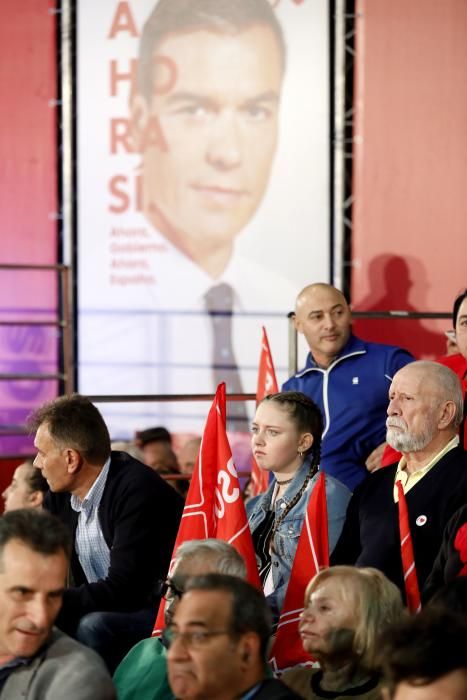 Mitin de Pedro Sánchez en Gijón