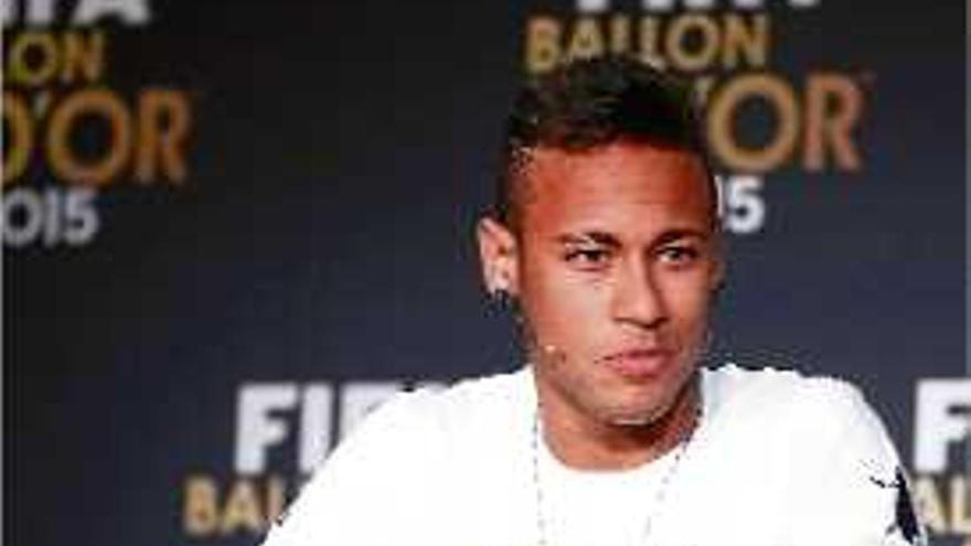 Neymar, a la gala de la pilota d&#039;or del passat mes de gener.