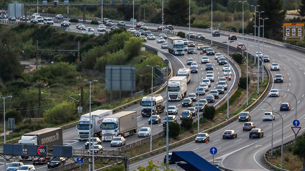 L’èxode massiu de l’àrea de Barcelona per Sant Joan posarà a prova l’AP-7