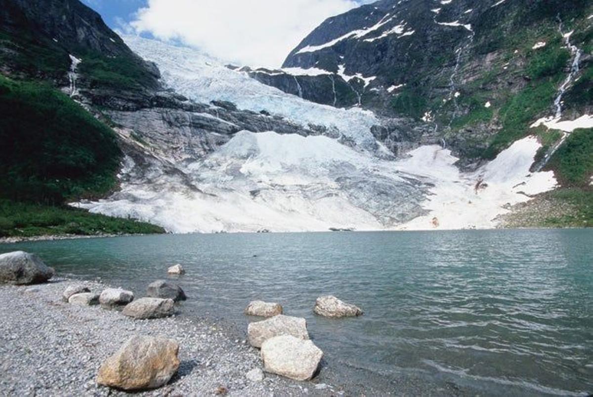 Lengua del glaciar Jostedalsbreen, en Noruega.